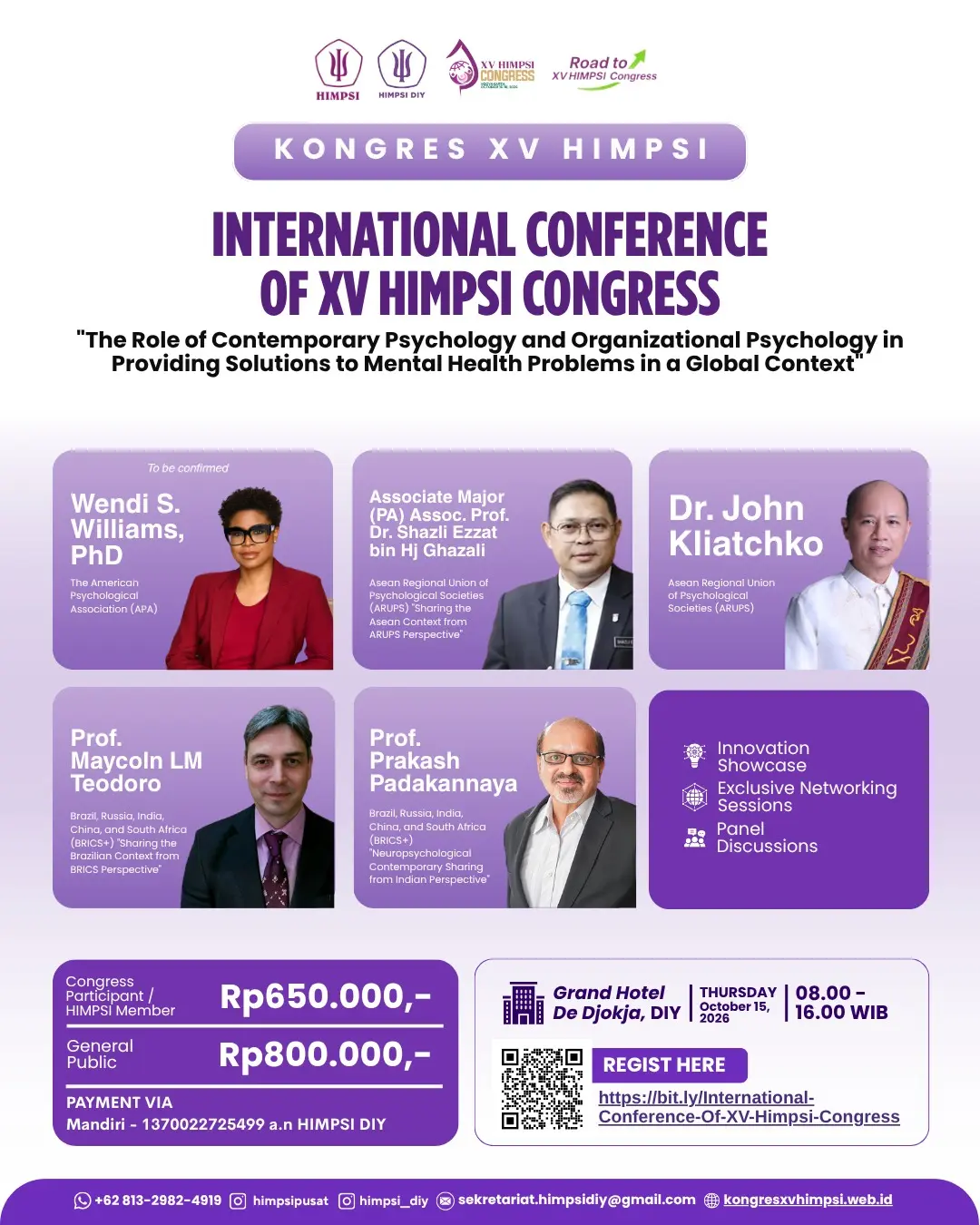 International Conference of XV HIMPSI Congress